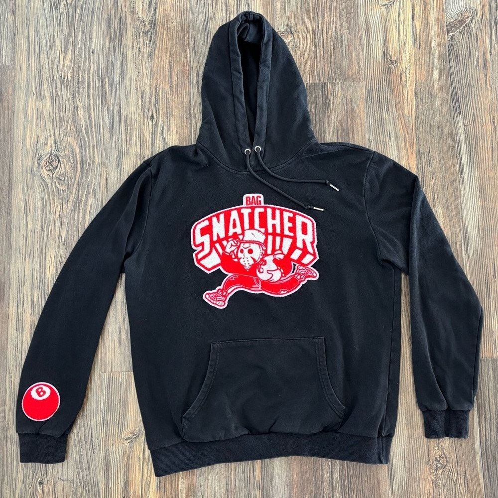 Snatcher Apparel Bag Snatcher Hooded Sweatshirt Hoodie Mens XL Black Streetwear